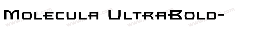 Molecula UltraBold字体转换